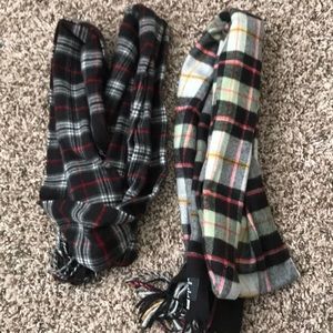 Plaid scarves